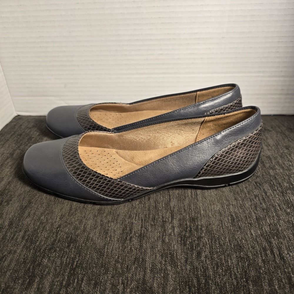 LifeStride Deja Vu Gray Ballet Flats Women Soft System Comfort insole Size 7.5W - Picture 3 of 7